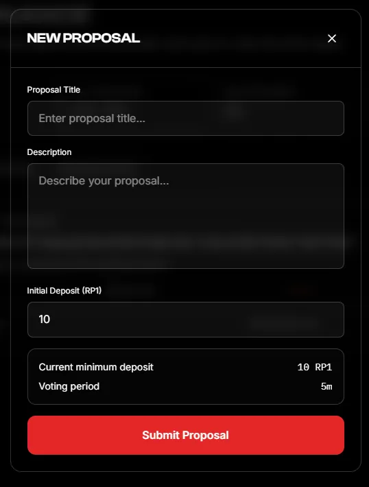 New Proposal